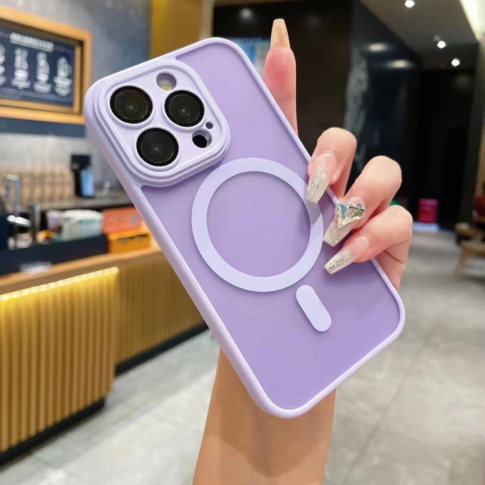 New yadun precision hole magnetic apple 17 phone case compatible with iphone 16 lens film full coverage protective case 13