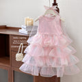 Girls' dress  summer new arrival: ultra-fairy princess dress with sequin lolita tutu skirt