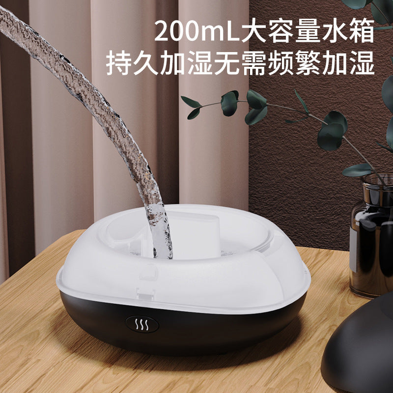 artificial flame aromatherapy machine mini car home desktop ultrasonic essential oil automatic fragrance machine