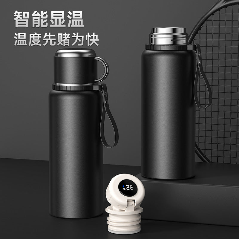 High-end tea making thermos cup large capacity vacuum 316 steel stainless steel thermos business thermos cup large extra large