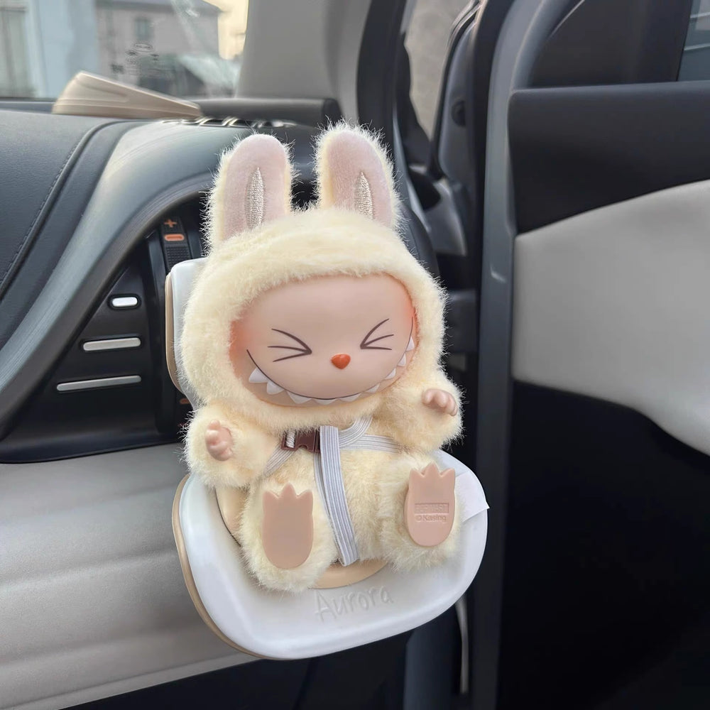 Labubu first generation, second generation and third generation adapted security seat car aromatherapy air conditioning air outlet car ornaments pendant