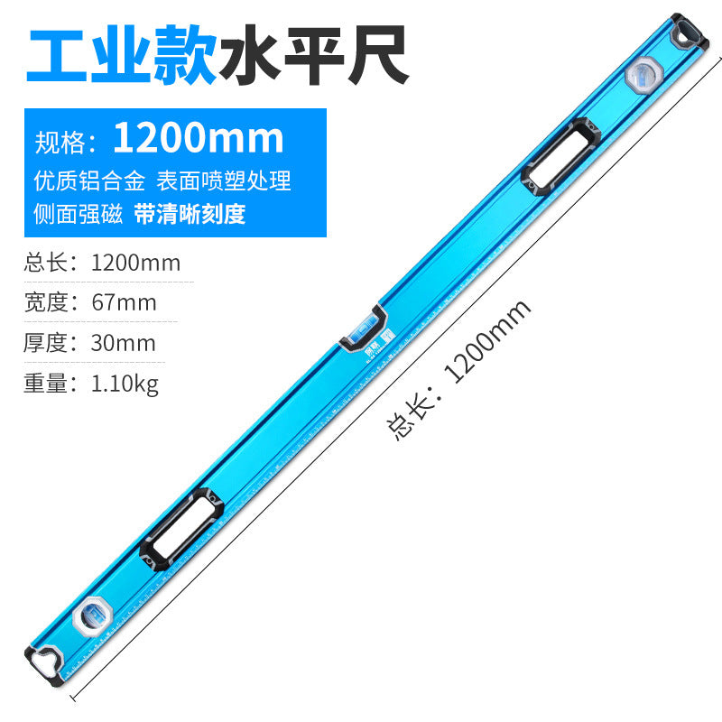 High-precision mini magnetic level for diy & home improvement - solid aluminum alloy, drop-resistant, with small bubble