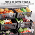 Kitchen storage rack floor-standing multi-layer vegetable basket for home trolley snack storage basket fruit vegetable shelf storage rack