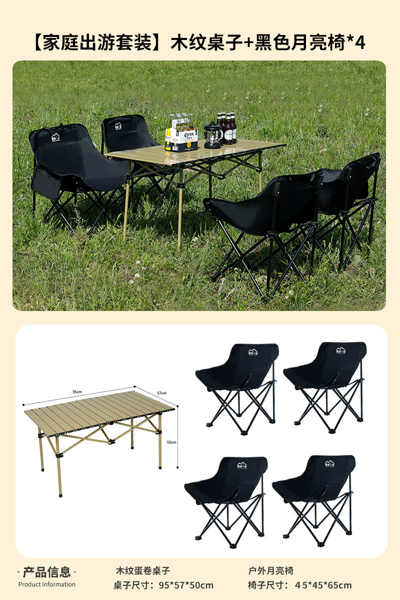 Explorer outdoor foldable chair portable camping style chair picnic table and chair fishing foldable small bench outdoor maza