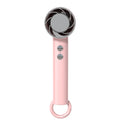 new arrival folding cooling fan usb rechargeable multi-function outdoor handheld carabiner ice compress fan wholesale