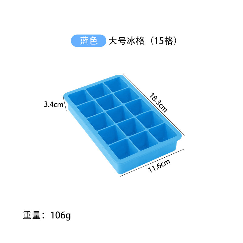 Freeze ice cube mold with lid silicone ice grids ice making film skull square ice maker cocktail ice ball film