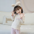 Baby long-sleeved underwear set, infant cotton pajamas, boys' and girls' pure cotton thermal underwear set for spring and autumn