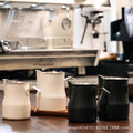 304 stainless steel milk frothing cup thickened tea pot fancy coffee latte art jar crane mouth italian milk frothing cup milk frothing cup