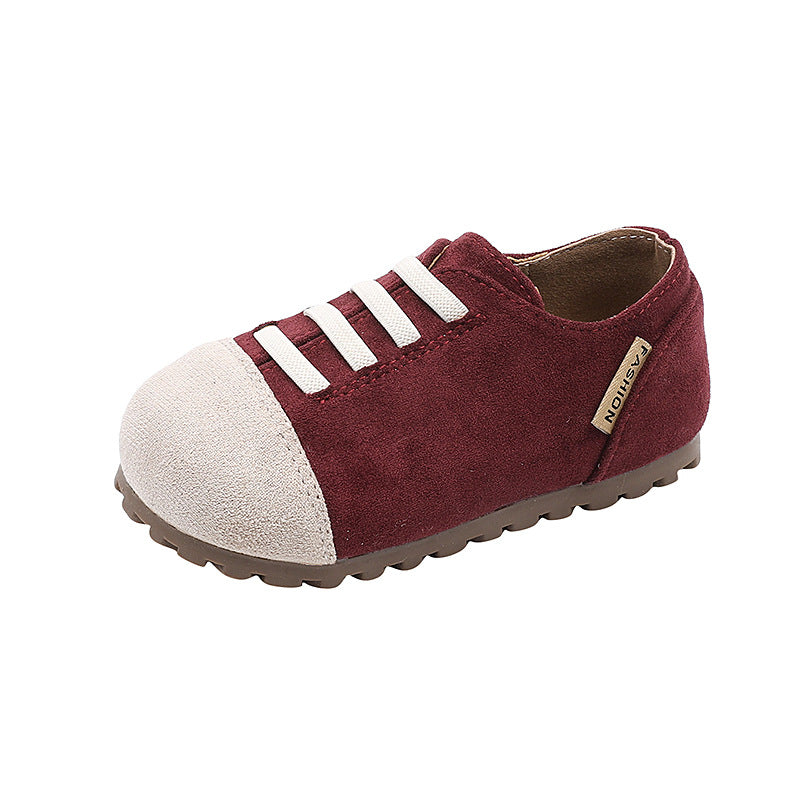 ins儿童板鞋2025春秋季新款韩版女童软底学步鞋男童防滑休闲板鞋