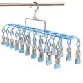 Sock drying rack with clip stainless steel for home balcony dormitory drying intimates underwear handy gadget windproof baby sock clip
