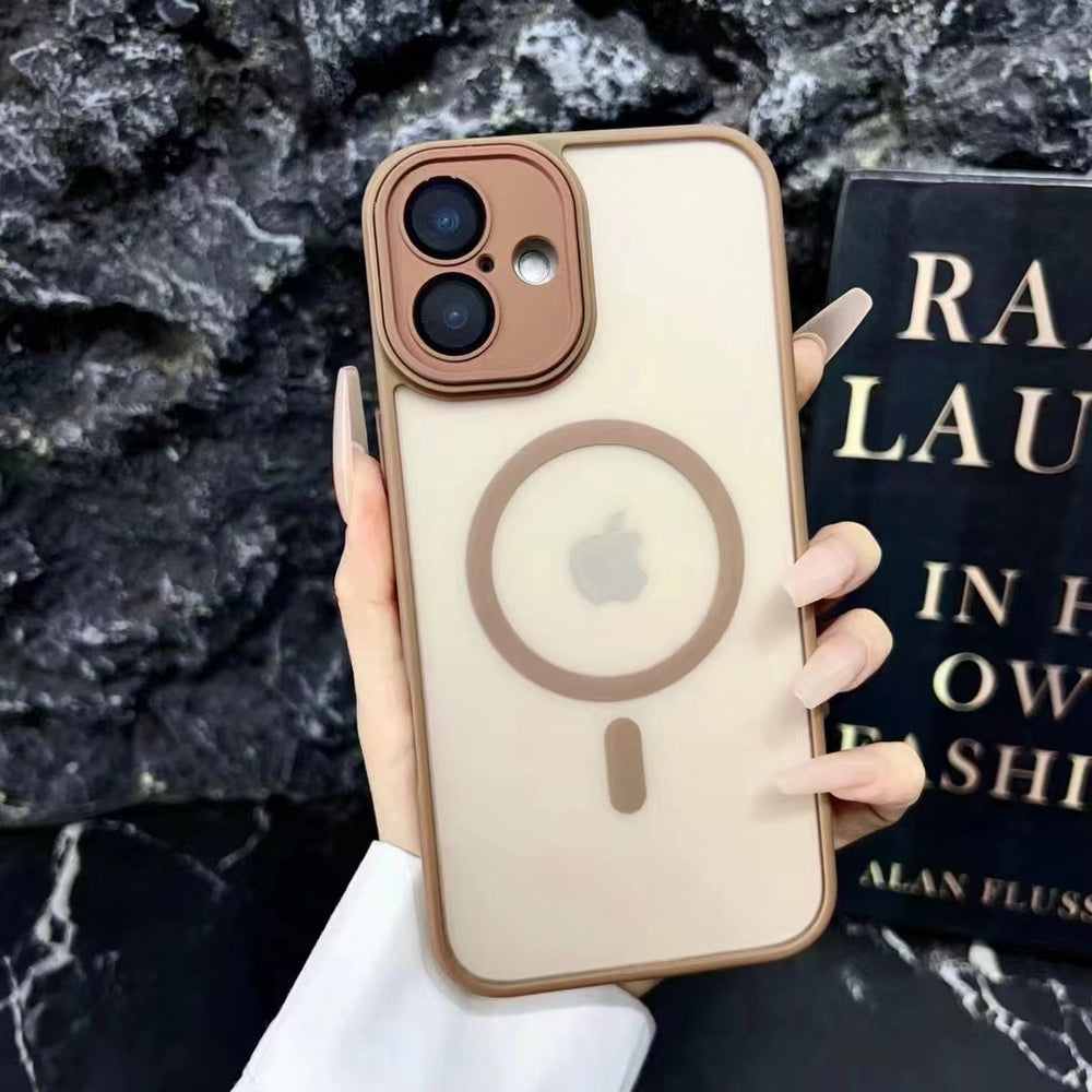 New yadun precision hole magnetic apple 17 phone case compatible with iphone 16 lens film full coverage protective case 13