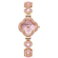 Live hot selling best sellingfashion four-leaf clover bracelet quartz watch emerald women's watch women's watch manufacturer wholesale