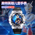 Ultraman watch kids toy boys cartoon luminous electronic watch 3-6 years old children mancero birthday gift