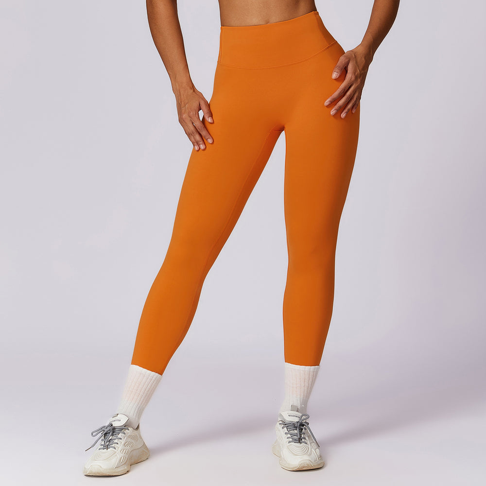 European and american style running naked feel quick-dry fitness leggings breathable outerwear tight workout pants high waist butt lifting yoga pants women's 8047
