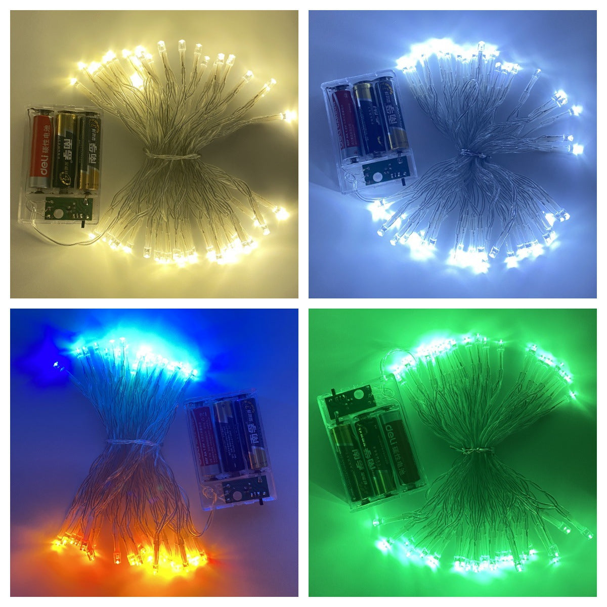 LED battery box light string indoor gift box cake bouquet decorative light string USB gypsy atmosphere light string wholesale