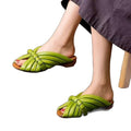 New fish mouth sandals & slippers for women - 2026 summer collection: retro, mori girl style, unique design, low heel leather slippers for outdoor wear