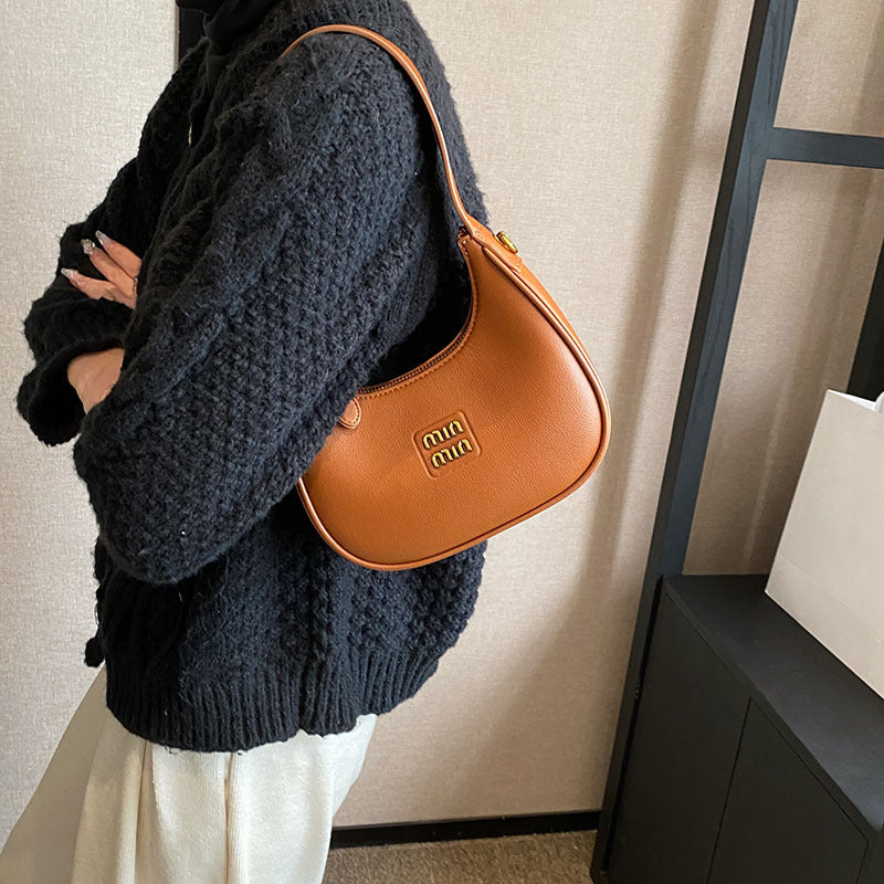 Classy sense of nicheeasiest for match crescent bag for women 2025new arrivalfashioneasiest for match crossbody bag work clothing shoulder underarm women's bag