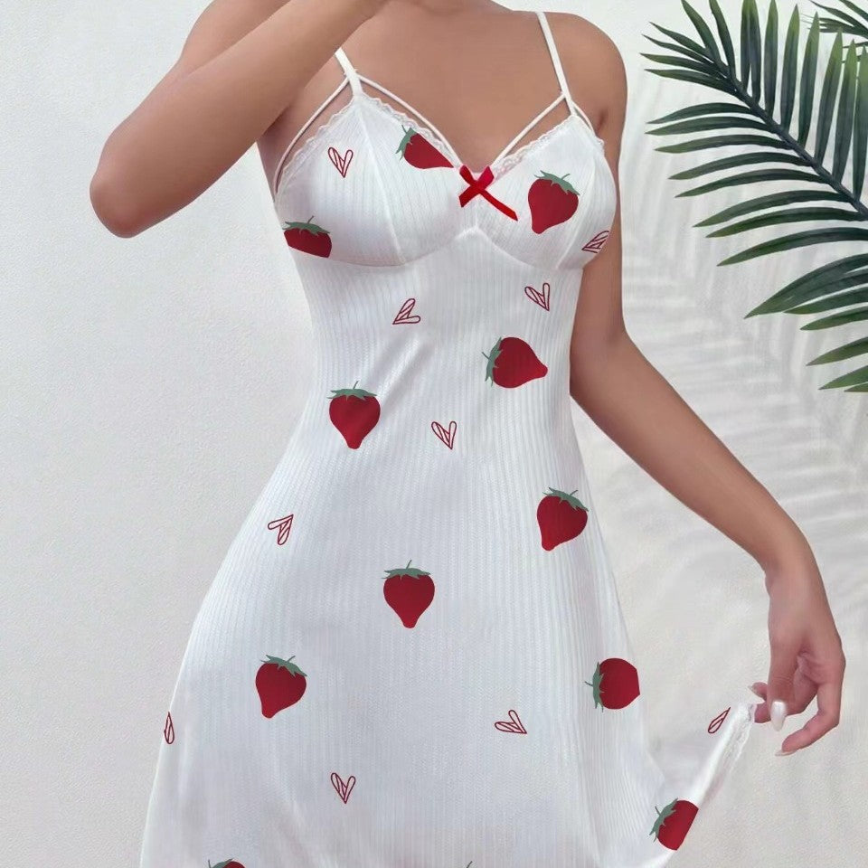 Sexy lingeriefashionexportsexyintimates factory heart-shaped suspender dresssexy nightgown cross-border