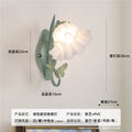 Butterfly lantern wall lamp - french retro style - living room, bedroom, bedside wall sconce - exquisite lacquered iron art