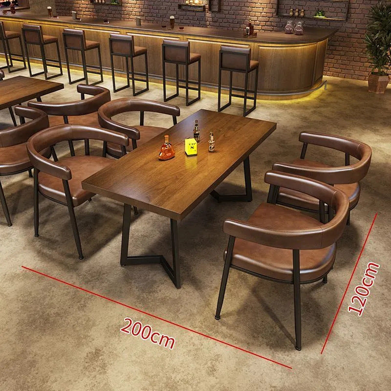 Ye feng tavern cafe bar sofa table and chair bbq shop hot pot western restaurant bar sofa
