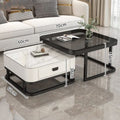 Black frame white cabinet 60 glossy snow mountain white + 70 black glass