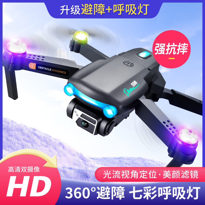 new product s98 drone: light show, obstacle avoidance, aerial photography, dual camera, quadcopter, remote control toy aircraft