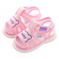 Baby boys' sandals summer baby girls' shoes 0-1-2-3 years old infant soft sole prewalker shoes squeaky shoes cloth shoes