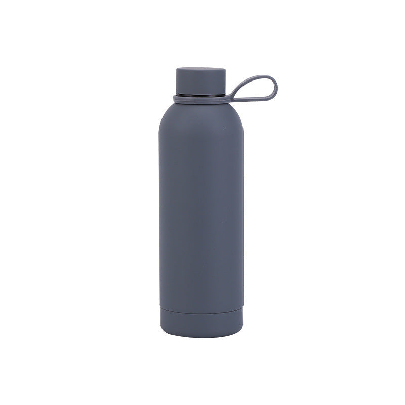 new arrival 304 stainless steel thermos cup large capacity double-layer vacuum small mouth bottle portable car sports water cup