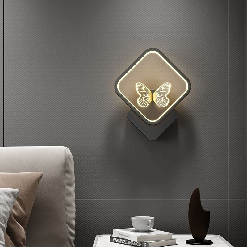 Led energy-saving nordic bedroom wall lamp stylish creative aisle corridor living room study antler wall lamp wall light luxury