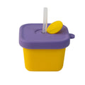 Yellow [square 150ml] + straw