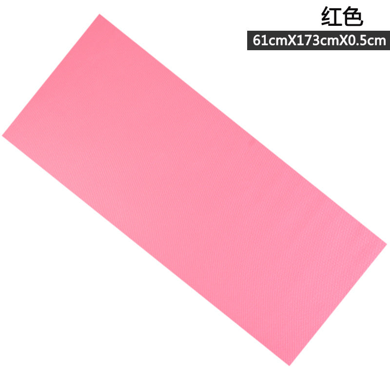Pvc yoga mat - uv printed, shock absorbing, non-slip, white, fitness, silent, thickened, foldable, stretchable