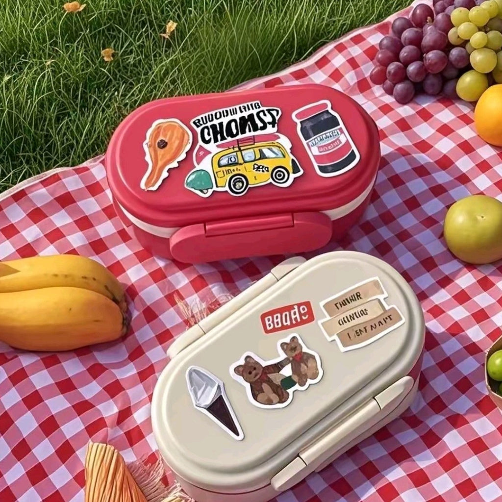 New product special high-value children's and students' lunch boxes can enter the microwave oven, food, fruit boxes with lids
