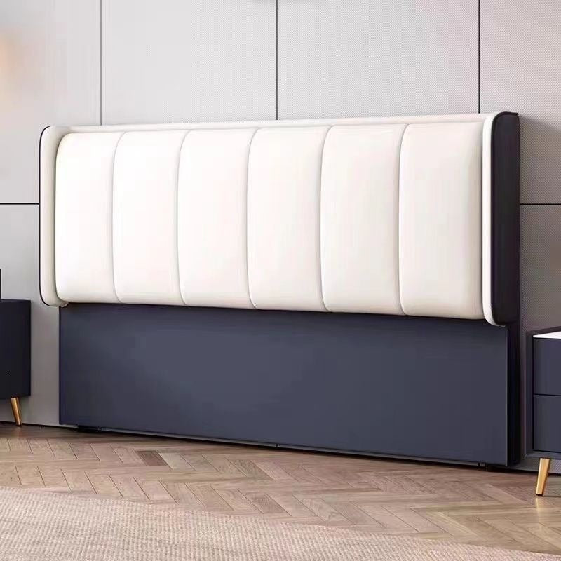 Soft-packed headboard, light luxury, simple, thickened floor-standing headboard, technical cloth, bedroom, for home, solid wood back panel, wholesale headboard