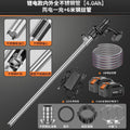 Lithium battery model with stainless steel inner and outer tubes [4.0ah] two batteries and one charge + 6m steel wire tubes