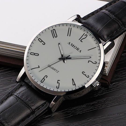 Amora in-stock, direct from the manufacturer: men's watches, gift watches, wholesale. watch - minimalist steel band quartz business wristwatch