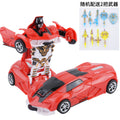 Style 2: [collision transforming car] opp bag packaging - red