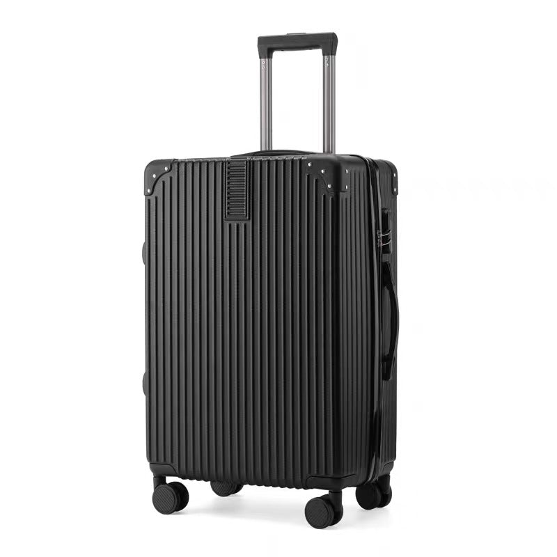 Retro suitcase large capacity high value trolley case universal wheel password case student suitcase leather case wholesale