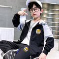 Boys' spring outfit set:  new collection for mid-to-large children - spring/autumn activewear, trendy kids' spring sweatshirt