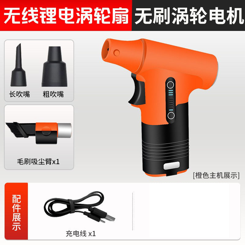 High-power turbine fan - handheld & portable, perfect for home, mini & compact, ideal for outdoor use