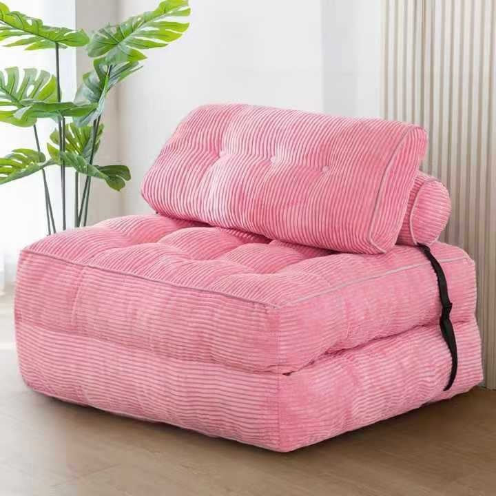 Compression vacuum lazy sofa fabric foldable normcore modern for home living room sofa bed