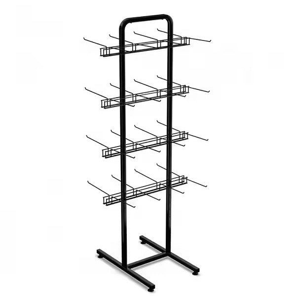 Source Factory Gloves Socks Rotating Display Stand Hooks Metal Display Stand