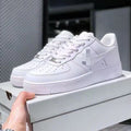 casual white shoes low ankle sneakers pure white men and women's same style all year round breathable trendy sports shoes