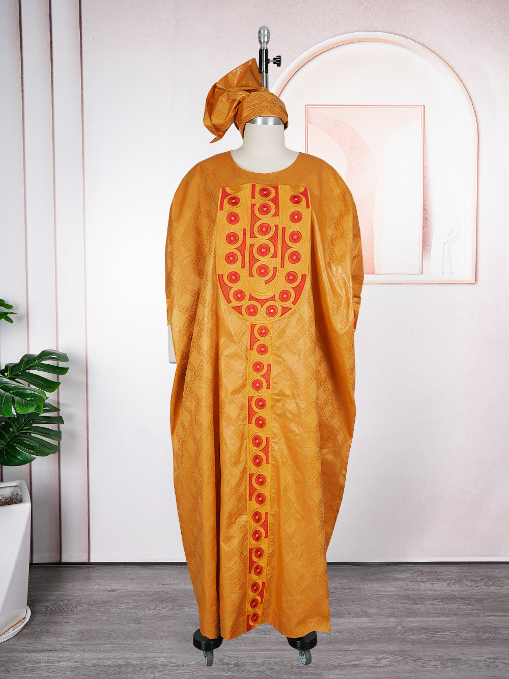 supply of african women's clothing plus size full craftsmanship plus fragrant robe   loose dress headscarf