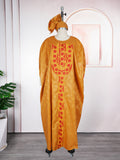supply of african women's clothing plus size full craftsmanship plus fragrant robe   loose dress headscarf