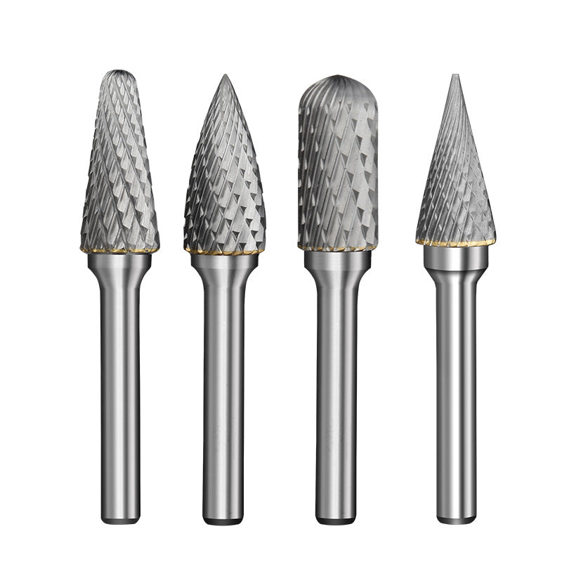 Carbide rotary file metal inner grinding head electric drill grinding tool woodworking electric grinding bit tungsten steel milling cutter