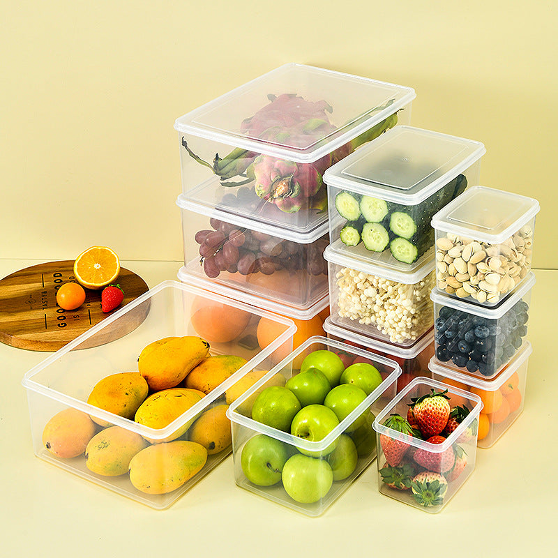 Refrigerator crisper artifact food grade storage frozen crisper kitchen plastic frozen food grade finishing storage box