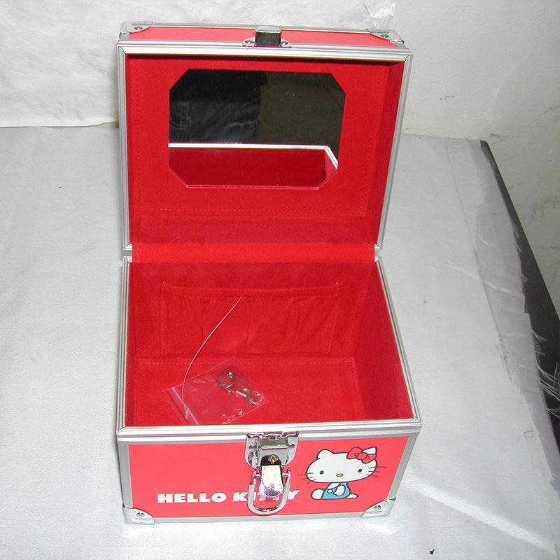 Cute cartoon Kulomie cosmetic bag large capacity portable Sanrio cosmetic case makeup goo card storage box wholesale