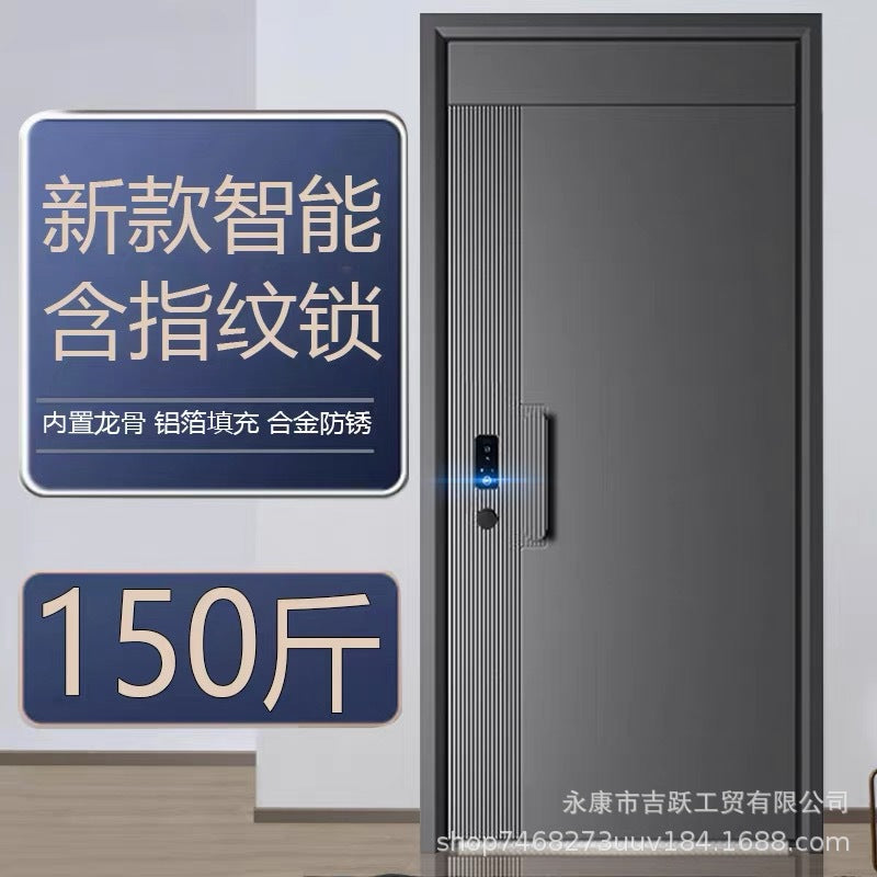 Class a anti-theft door for home security smart lock entrance door house door project double door heightened single door