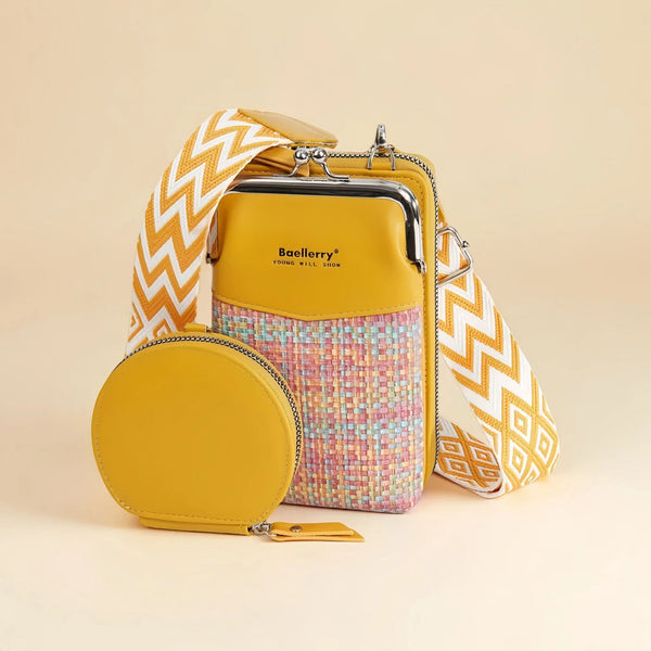 New women's mobile phone bag baellerry  contrasting color mini messenger shoulder bag versatile child and mother bag women's bag