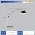 Designer stylish fishing lamp bedroom living room sofa next to floor lamp hotel classy atmosphere vertical lamp